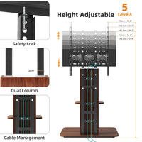 Adjustable Wood TV Stand for 32-65 Inch LCD LED