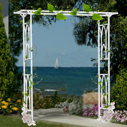 Stereoscopic Metal Garden Arch Arbor Wedding Pergola Trellis