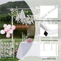 Stereoscopic Metal Garden Arch Arbor Wedding Pergola Trellis