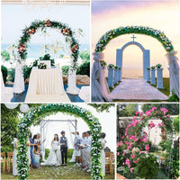 Metal Garden Arch Trellis Iron Plant Support Outdoor Climbing