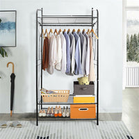Extra Large Iron Clothes Rack Garment Hanging Stand