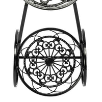 3-Tier Iron Bicycle Plant Stand Rack Tricycle Planter