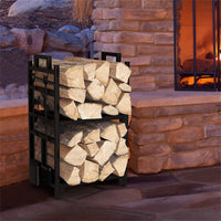 Iron Log Holder Indoor Heavy Duty Firewood Rack 180kg