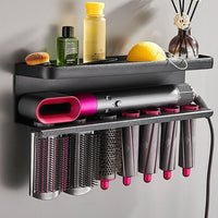 Black Space Aluminum Wall Mount Holder for Dyson Airwrap