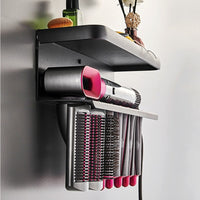 Black Space Aluminum Wall Mount Holder for Dyson Airwrap