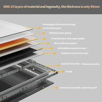 1200x600mm LED Bathroom Mirror Anti-fog Magnifying