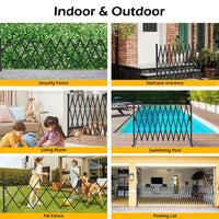 Retractable Aluminium Garden Gate Pet Fence Durable Indoor Outdoor