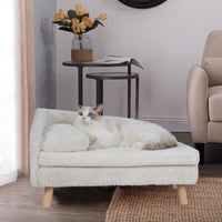 Small Raised Pet Sofa 70x40x39cm Waterproof Portable Dog Bed