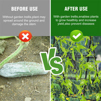 XL Heavy Duty Garden Trellis for Climbing Plants with Netting