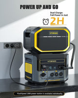 FlashSpeed 1500 1548Wh 10A AC/DC LiFePO4 Expansion Battery AU