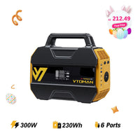 FlashSpeed 300 Solar Power Station 600W AC/DC for Camping AU