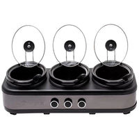 Westinghouse Slow Cooker Ceramic Pots 3 x 2.5L