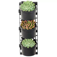 Tri vertical garden with 4 frames and 12 pots