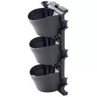 Tri vertical garden with 4 frames and 12 pots