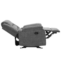 Fabric glider recliner