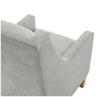 Fabric accent chair