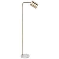 Snapper floor lamp gold marble