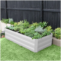 Large Garden Bed 180 x 90 x 45cm White