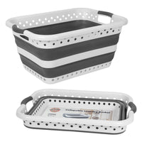 45L Space-Saving  Laundry Basket – Collapsible Hamper for Dorms, RVs, Homes & Garages