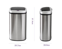 50L Stainless Steel Motion Sensor Rubbish Bin