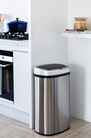 50L Stainless Steel Motion Sensor Rubbish Bin