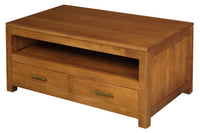 Paris 4 Drawer Coffee Table (Light Pecan)