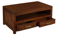 Paris 4 Drawer Coffee Table (Mahogany)