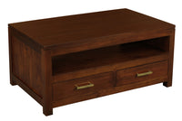 Paris 4 Drawer Coffee Table (Mahogany)