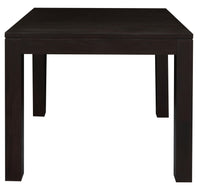 Amsterdam Solid Mahogany Timber Dining Table 90 x 90 cm (Chocolate)