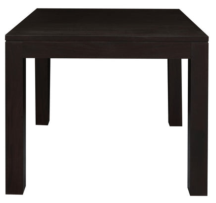 Amsterdam Solid Mahogany Timber Dining Table 90 x 90 cm (Chocolate)