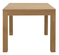 Amsterdam Solid Mindi Timber Dining Table 90 x 90 cm (Natural)