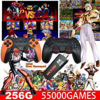 55000+ 4K HDMI Pre-Loaded Retro Game Stick Console 2X Wireless Controller Video