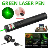 990Miles Rechargeable Green Laser Pointer Pen Light Astronomy Visible Beam Lazer