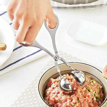S Meatball Maker Spoon Kitchen Stick Utensil Baller Meat Stainless Steel AU