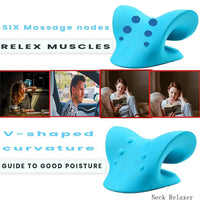 Neck Traction Pillow Original Cloud Shape Neck Stretcher Cervical Pain Relief AU