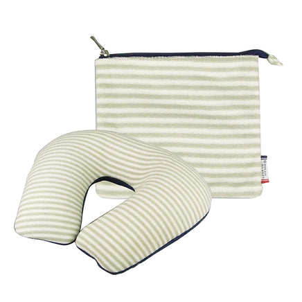 Inflatable U Shaped Travel Neck Pillow Portable Car Flight Head Rest Cushion