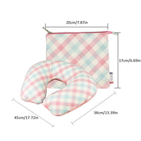 Inflatable U Shaped Travel Neck Pillow Portable Car Flight Head Rest Cushion