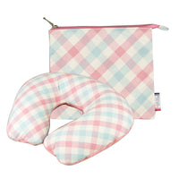 Inflatable U Shaped Travel Neck Pillow Portable Car Flight Head Rest Cushion