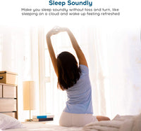 Bamboo Pillowtop Mattress Topper Luxury Bedding Mat Pad Protector CoverDouble 137 x 190 cm