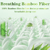 Bamboo Pillowtop Mattress Topper Luxury Bedding Mat Pad Protector Cover Queen 153 x 203 cm