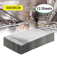 10mm Sound Deadener Insulation Heat Proof Noise Proofing Foam Car Auto Shield AU