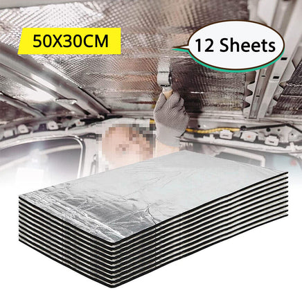10mm Sound Deadener Insulation Heat Proof Noise Proofing Foam Car Auto Shield AU