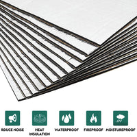 10mm Sound Deadener Insulation Heat Proof Noise Proofing Foam Car Auto Shield AU