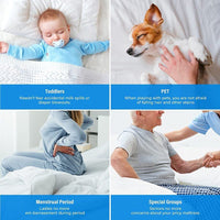 Fully Fitted Waterproof Cotton / Non Woven Mattress Protector Cover Double