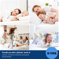 100% Terry Cotton Fitted Mattress Protector Waterproof Queen