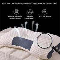 2 pcs Pain Relief Ergonomic Pillow Adjustable Contour Orthopedic Cervical Bed Pillow