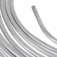 2 Packs 3/16 inch Brake Line Kit 25Ft Tube Rolls Zinc Steel with 32 Fittings NEW