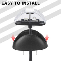 10X LED Clearance Lights Amber Red Side Marker Lamp Truck Trailer Caravan 12-24V