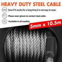 X-BULL 12V Electric Boat Winch 5000LBS Portable Wireless Remote Trailer Winch Steel Cable