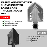 X-BULL 4WD Recovery Kit Snatch Strap Hitch Receiver Folding Shovel Survival 4X4